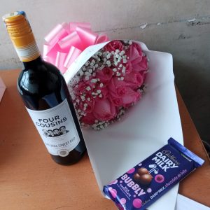 Apologie bouquet chocolate and wine