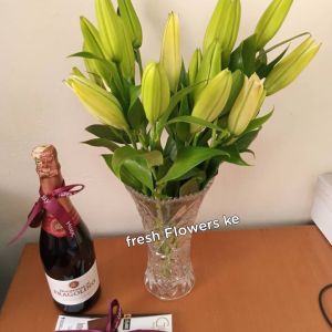 Stunning bouquet wine and chocolate