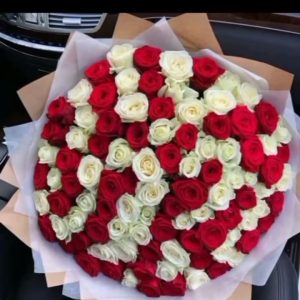 100 RED & OPEN WHITE