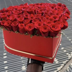 HEARTY RED ARRANGEMENT